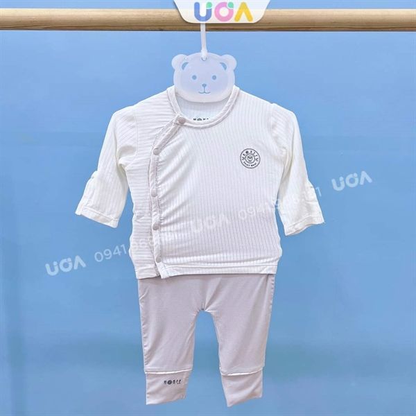 Bộ sơ sinh cài chéo Hrnee