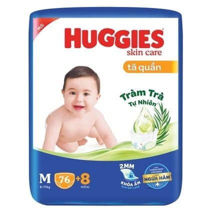 Bỉm Tã quần Huggies XL60 (12 - 17kg) size XL 60 miếng