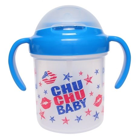 Bình tập uống nước có ống hút Chuchu 200ml