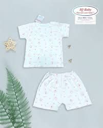Bộ cài giữa dài tay IQ BABY Gấu Hồng (9-12M)