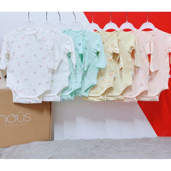 Body chip dài tay IQ BABY Rùa Cam (0-3M)