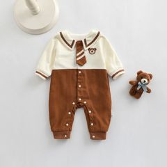 Body gấu nâu có cà vạt - Bé Trai- Size 5