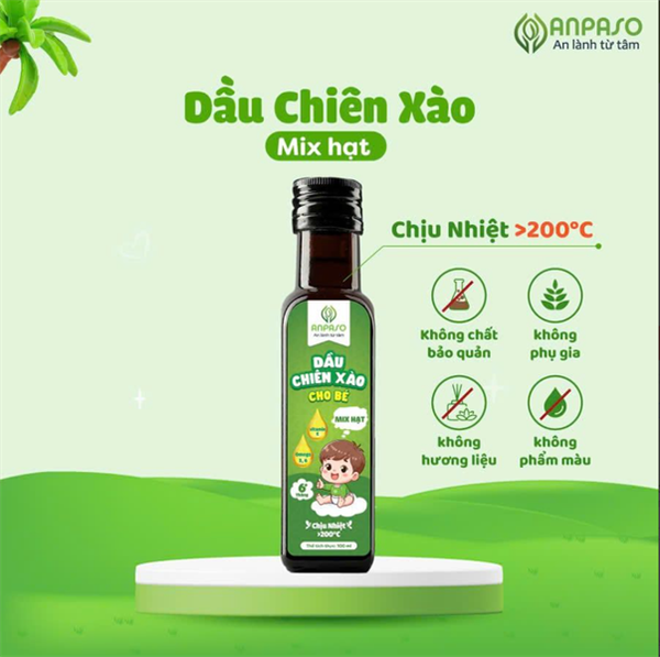 Dầu chiên xào cho bé Mix hạt