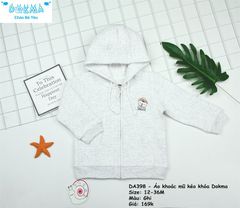 Áo khoác mũ kéo khóa Dokma DA398 CLO