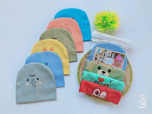 Mũ gập cotton cho bé