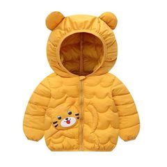Áo khoác phao hình hổ Đen (Size 100)