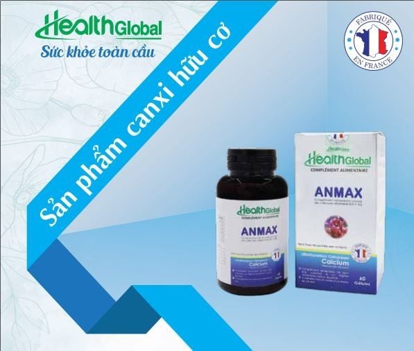 Canxi hữu cơ HealthGlobal (60 viên)