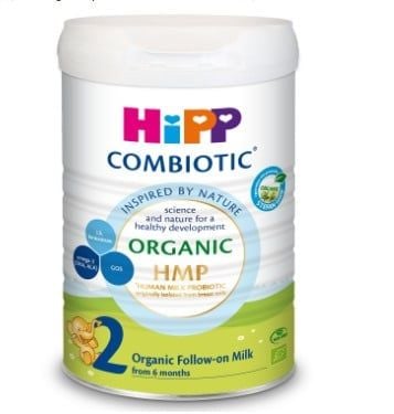 Sữa HiPP Organic Combiotic số 2 800g (6-12 tháng)