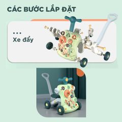 Xe tập đi đa năng 6in1 (biến đổi 6 chức năng)