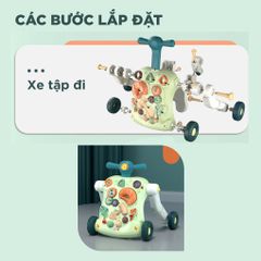 Xe tập đi đa năng 6in1 (biến đổi 6 chức năng)