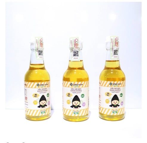 Dầu mè đen nguyên chất Sống Sạch Food 60ml