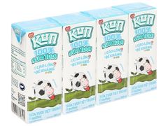 Sữa tươi tiệt trùng ít đường cho bé LOF Kun