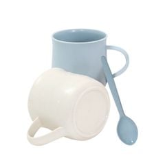 Mây combo cốc uống nước và thìa ăn dặm cho bé