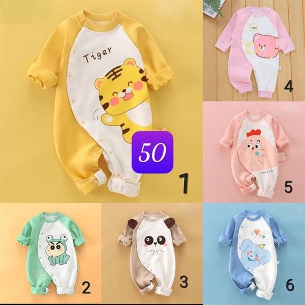 Body hình thú - Hồng - Size 3