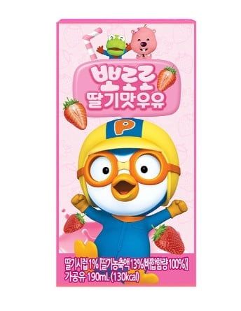 Sữa Nước Dinh Dưỡng Pororo Yonsei - Vị Dâu - 190ml