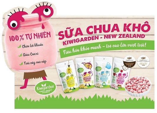Sữa chua khô Kiwigarden (nhiều vị)