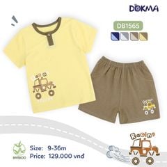 H.Bộ Cộc tay BT Trắng 9-12M