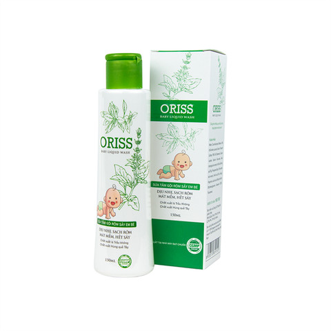 Tắm gội rôm sẩy Oriss 150ml