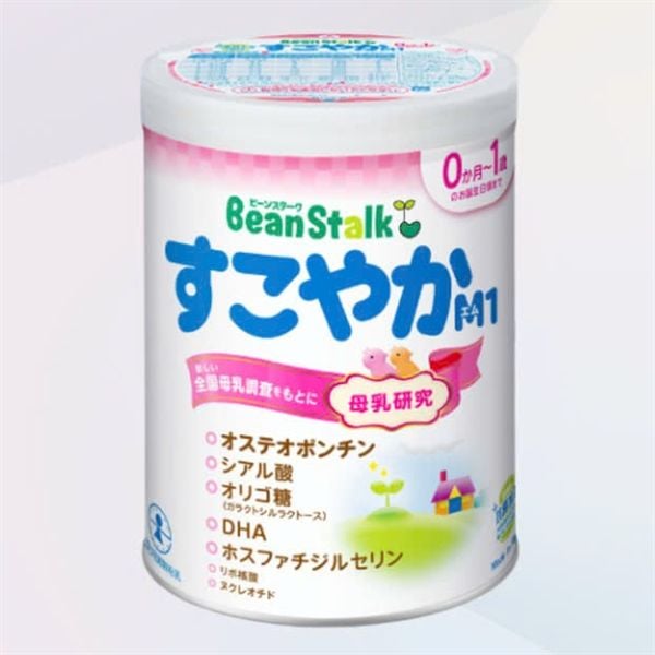 Sữa BeanStalk Sugoyaka M1 800g (0-1Y)
