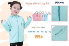 H.Áo chống nắng Hồng 5Y