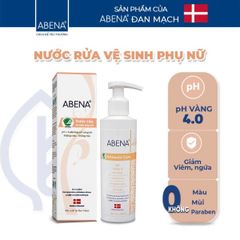 Dung dịch vệ sinh vùng kín cho phụ nữ Abena, pH vàng 4.0 (200ml/chai)
