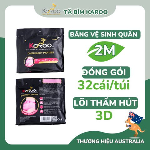 DDCM Băng vệ sinh quần Karoo 2M