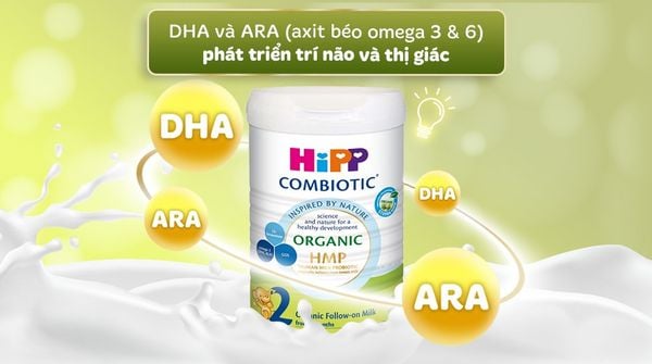 Sữa HiPP Organic Combiotic số 1 (0-6 tháng)