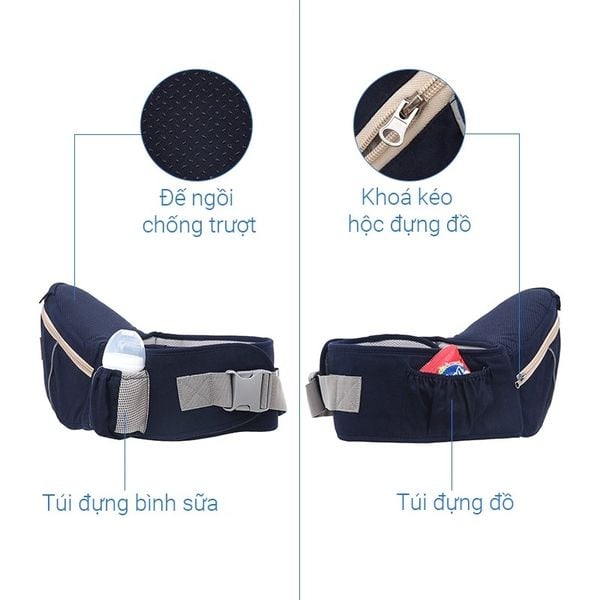 Địu ngồi cho bé Galena, Địu em bé 8 tư thế