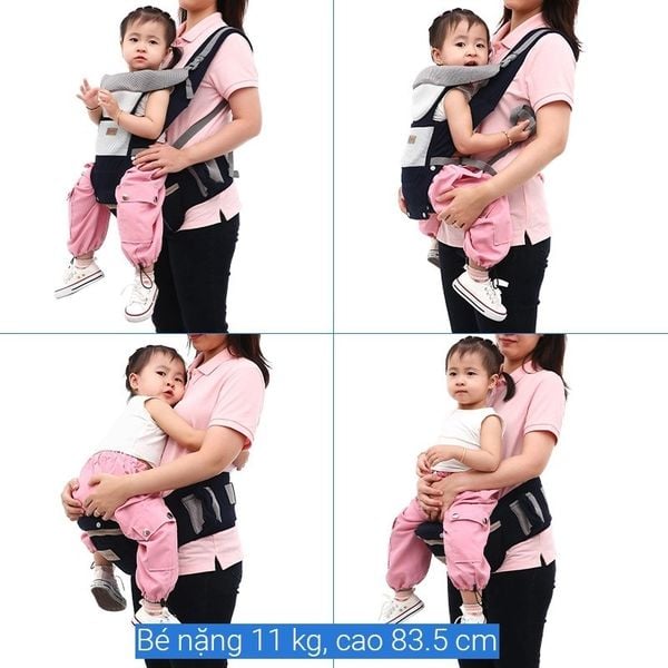 Địu ngồi cho bé Galena, Địu em bé 8 tư thế