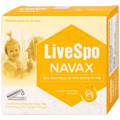 Dung dịch vệ sinh tai mũi họng LiveSpo Navax (hộp 5 ống)