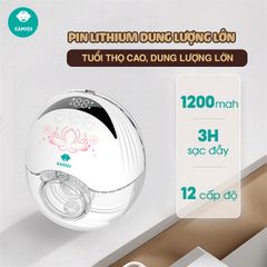 Máy hút sữa rảnh tay không dây hoa sen Kamidi Smart