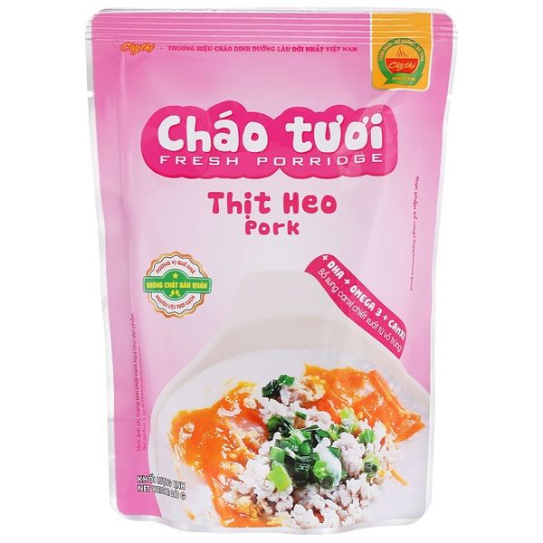 Cháo tươi Cây Thị vị thịt heo