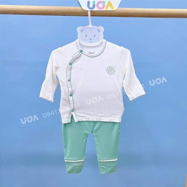 Bộ sơ sinh cài chéo Hrnee