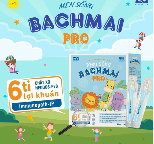 Men sống Bạch Mai Pro giúp trẻ ăn ngon, tăng đề kháng