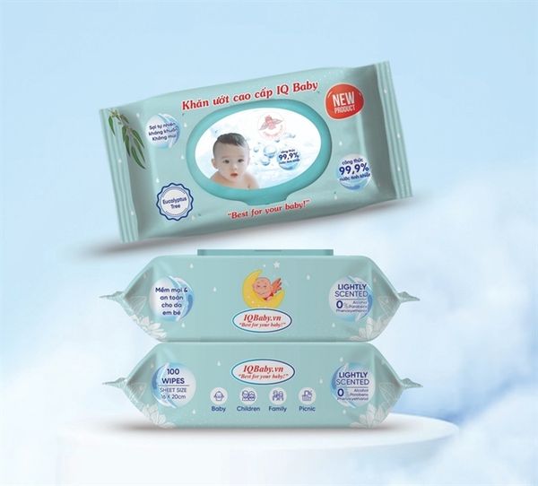 Q - Khăn ướt cao cấp IQ Baby 100 tờ