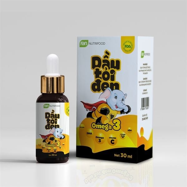 Dầu tỏi đen Omega 30ml (0M+)