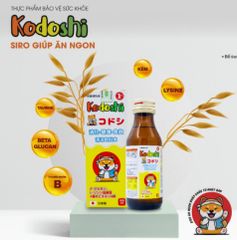 Siro ăn ngon, tăng đề kháng cho bé nhập khẩu từ Nhật Bản Kodoshi 100ml (1Y+)