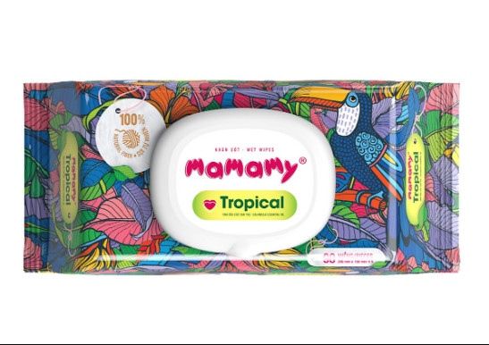 Khăn ướt Mamamy Tropical 60 tờ