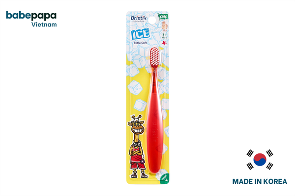Bàn chải đánh răng cho bé Bristik ICE Step 1, Step 2 (Hàn Quốc)