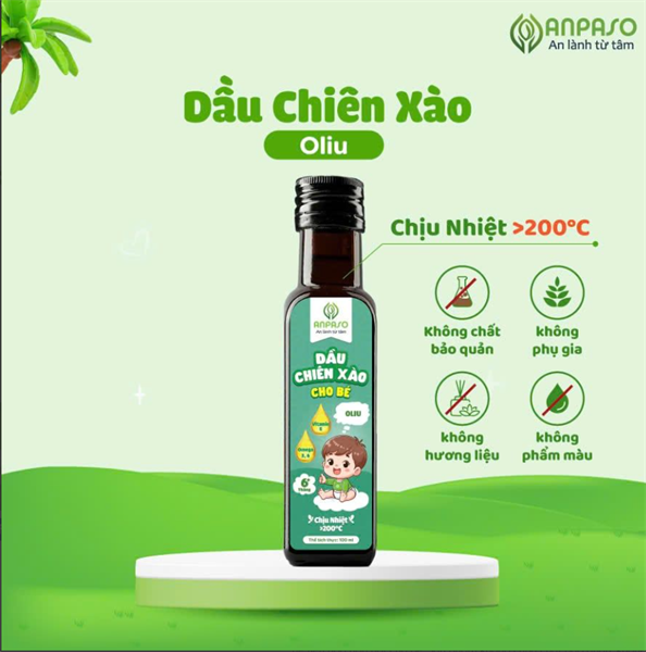 Dầu chiên xào cho bé Oliu