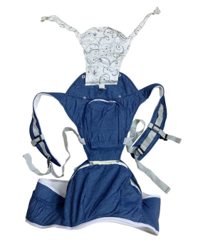 Địu cao cấp có ghế ngồi Kidbi - đỏ (22x19x24.5)