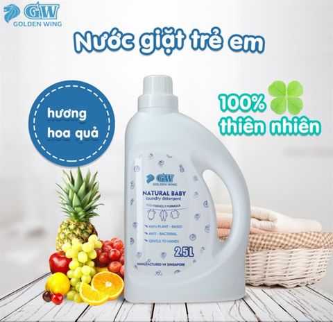 Nước giặt xả thiên nhiên dành cho trẻ em GW 2.5L