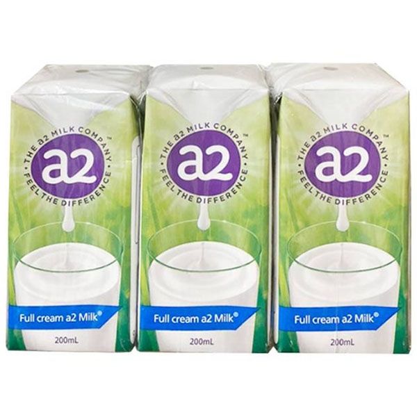 Sữa tươi A2 Nguyên Kem Úc 200ml (Lốc 6 hộp)