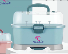 Giá úp bình sữa Kichilachi - xanh