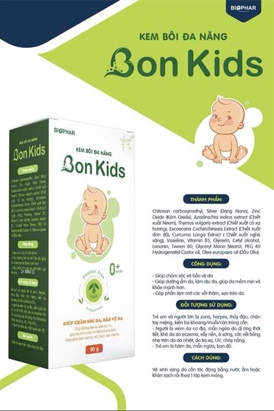 Kem bôi đa năng Bon Kids 0M+