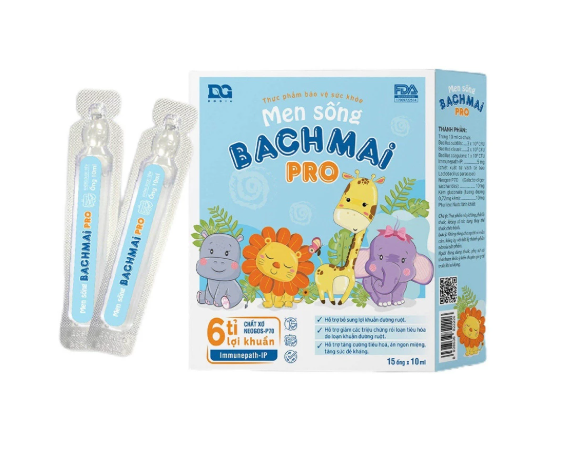 Men sống Bạch Mai Pro giúp trẻ ăn ngon, tăng đề kháng