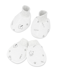 Set bao tay chân IQ BABY Gấu xám
