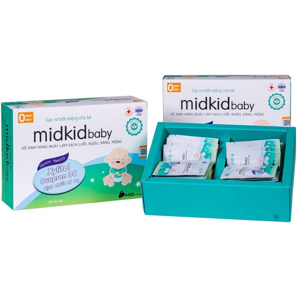 Q - Gạc rơ lưỡi Midkid ( 5 gói )