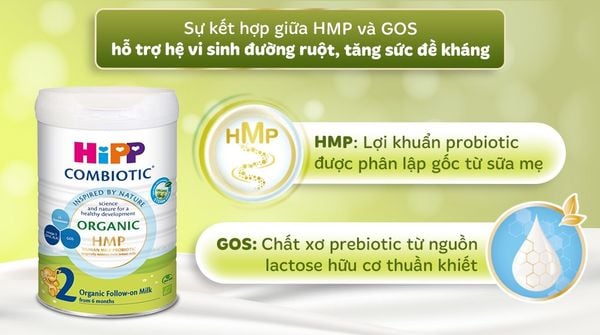Sữa HiPP Organic Combiotic số 1 (0-6 tháng)
