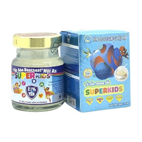 Tổ yến sào, yến chưng sẵn Bestnest Superkids 21%